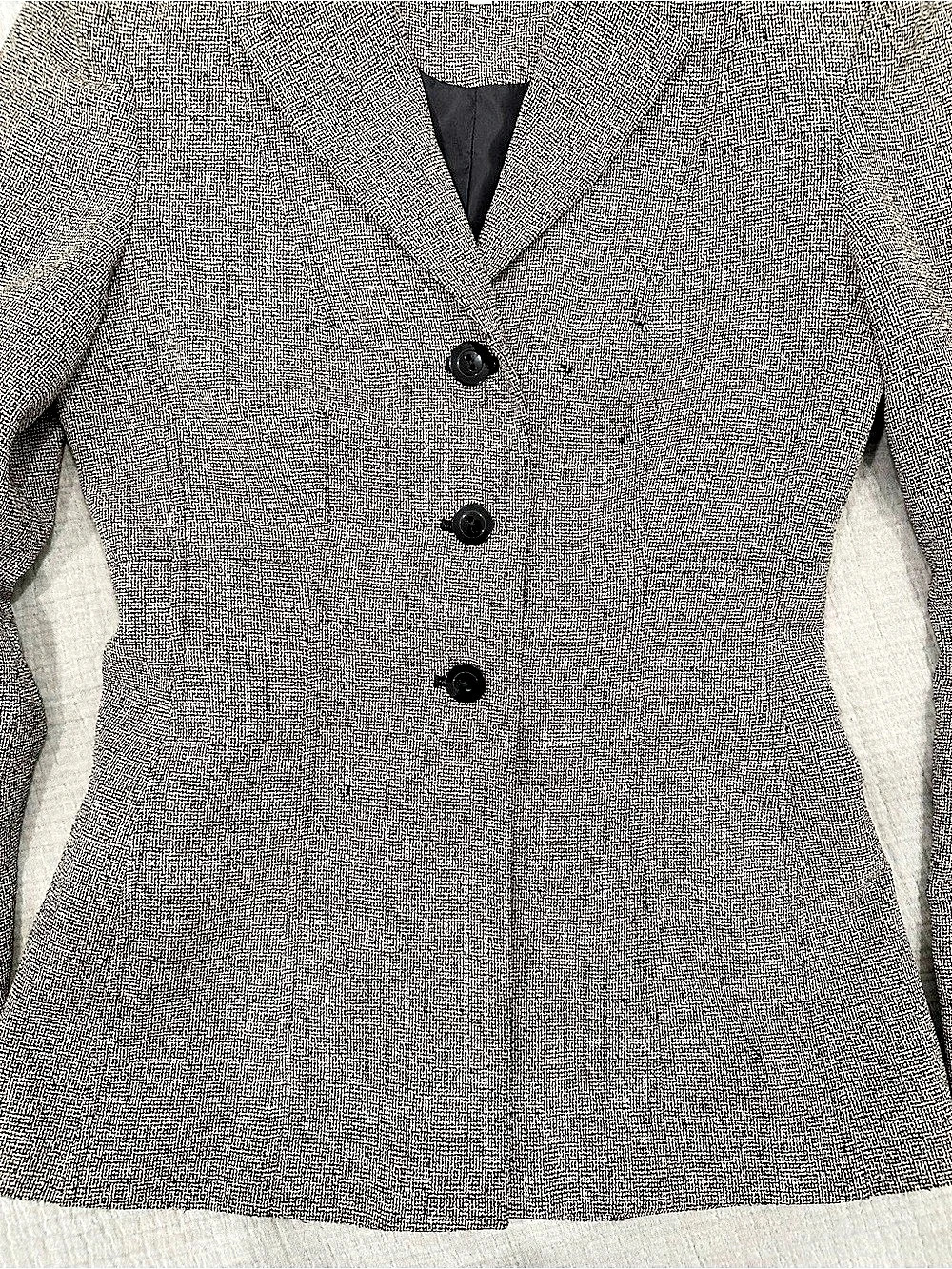 Larry Levine black and white blazer - Picture 2 of 8